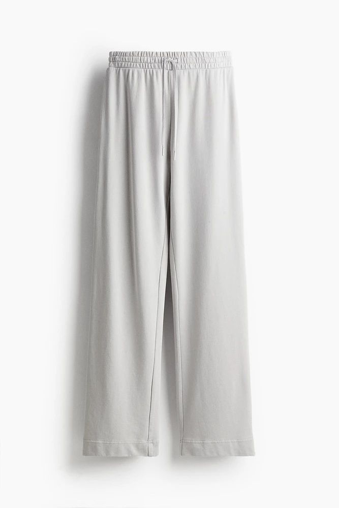 Pantalon en molleton délavé