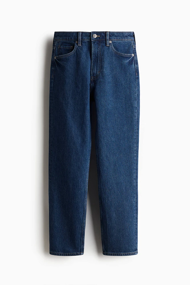 Slim Straight High Ankle Jeans