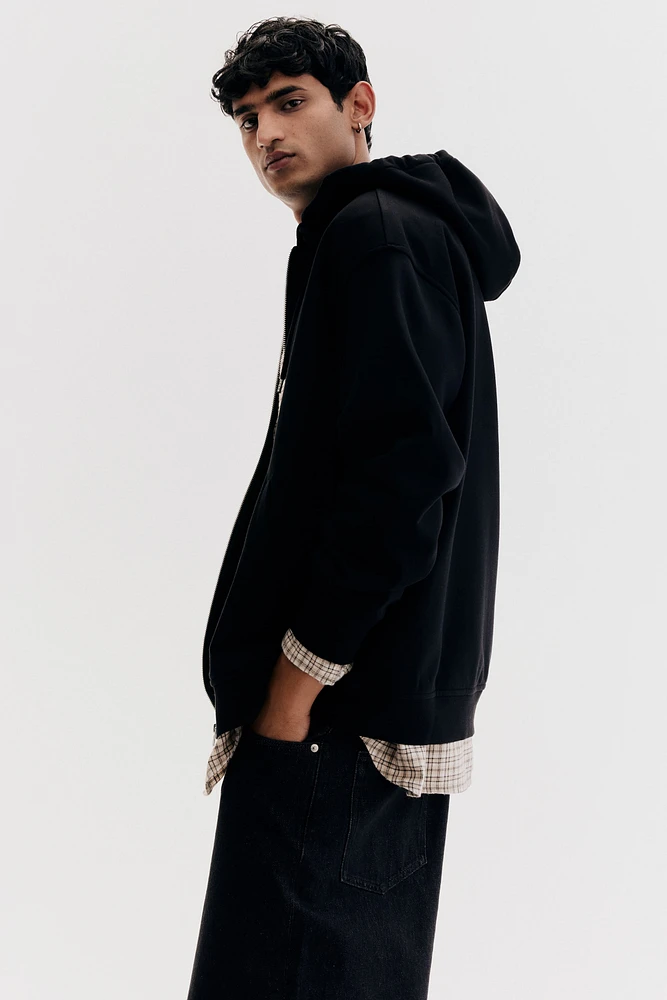 Loose Fit Hooded Jacket