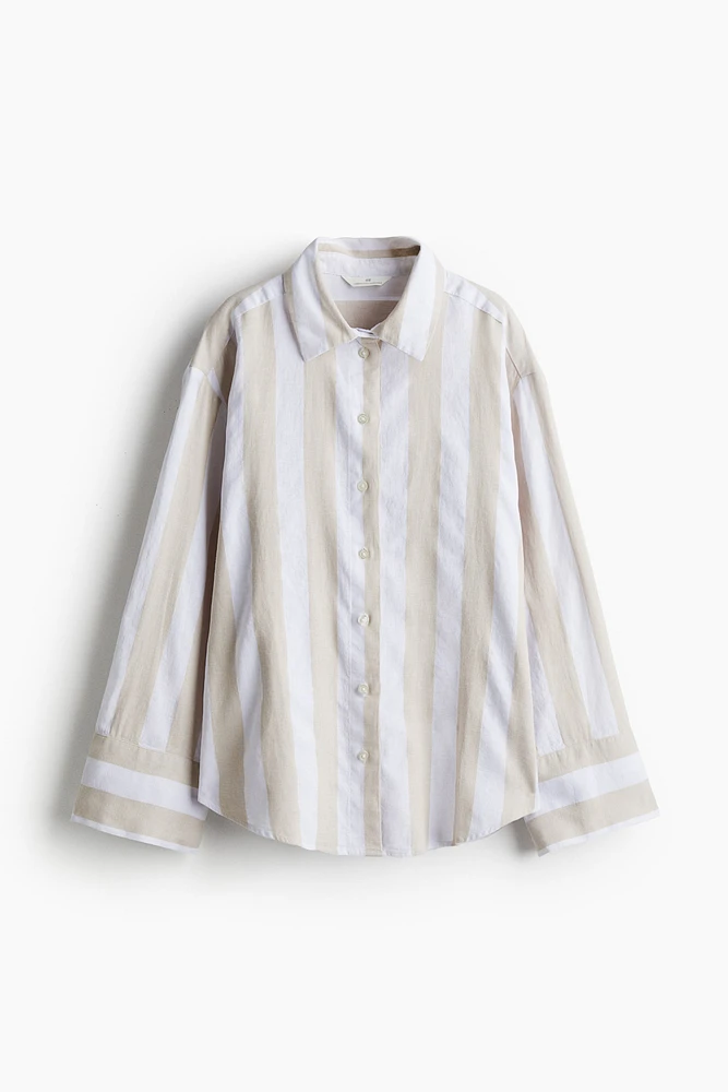 Linen-blend Shirt