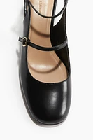 Block-Heeled Mary Janes