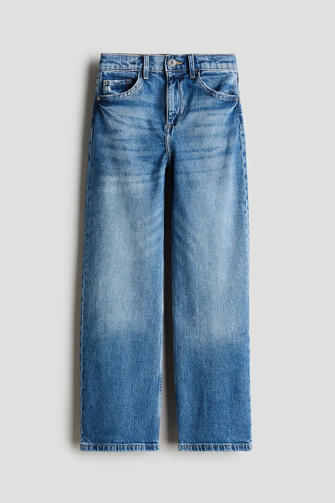 Jean à jambes larges