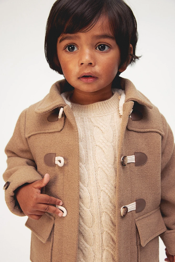 Teddy-Lined Duffle Coat