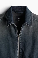 Loose Fit Denim Worker Jacket