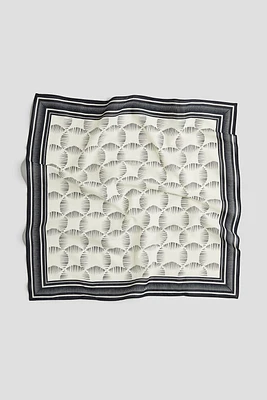 Foulard en coton imprimé