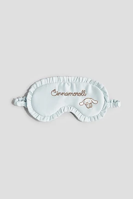 Satin Sleep Mask with Embroidery