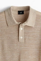 Regular Fit Fine-knit polo shirt