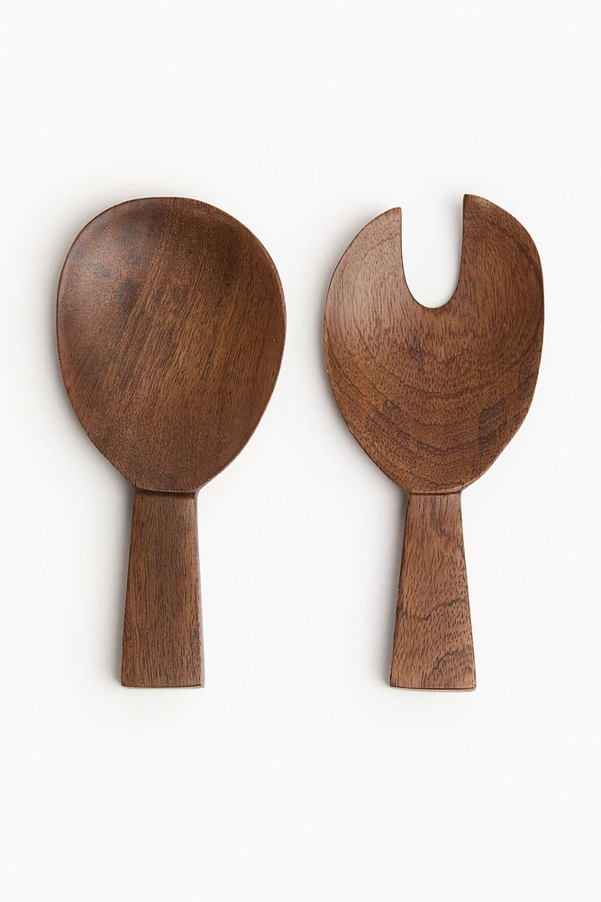 Mango Wood Salad Servers