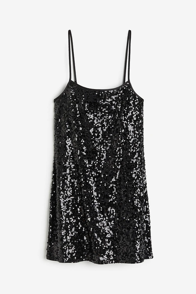 Sequined Mini Dress