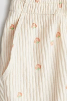 Short en jersey pointelle