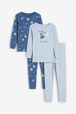 Lot de 2 pyjamas confortables en coton