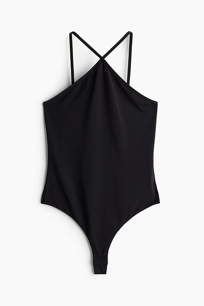 Maillot tanga en crêpe