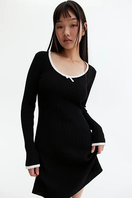 Rib-Knit Bodycon Dress