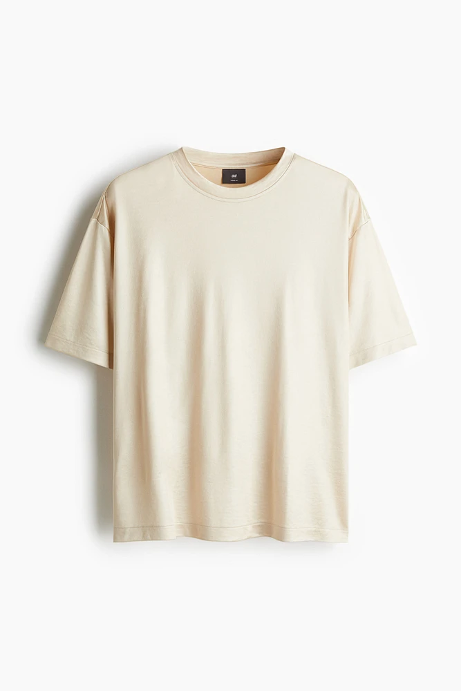 Loose Fit Satin T-shirt