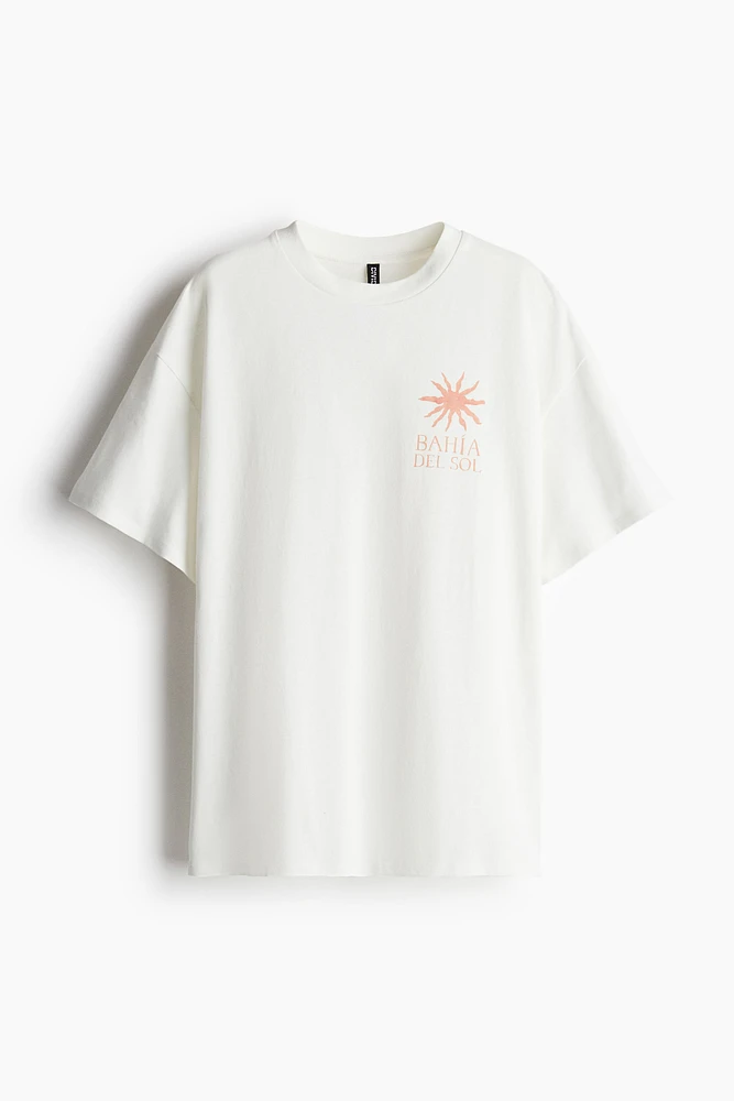 Oversized T-Shirt with Motif