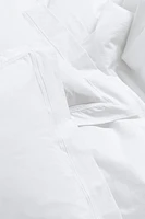 Cotton Percale King/Queen Duvet Cover Set