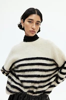 Chandail Grande Taille en mohair mélangé