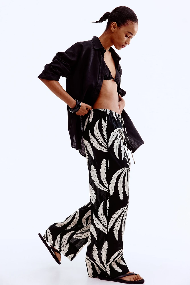 Cotton Drawstring Pants