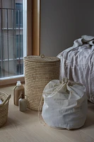 Straw Laundry Basket