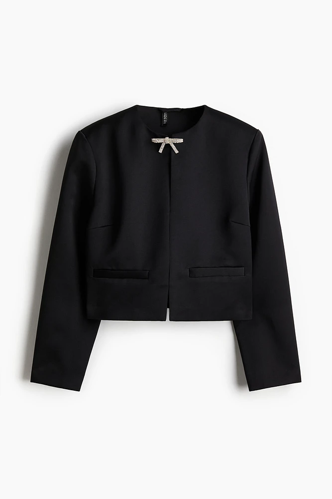 Bow-Detail Jacket