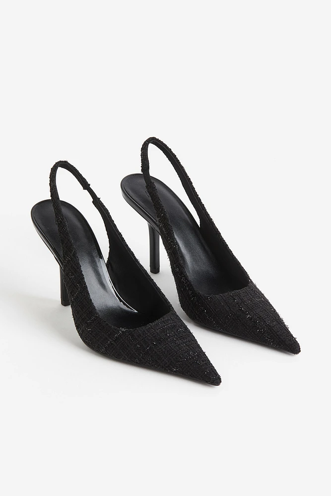 Pointed Slingback Pumps