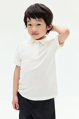Cotton Pique Polo Shirt