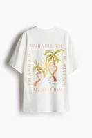 Oversized T-Shirt with Motif