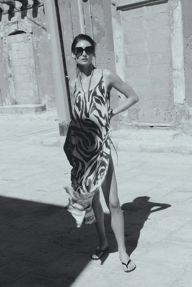 Scoop-Back Beach Dress