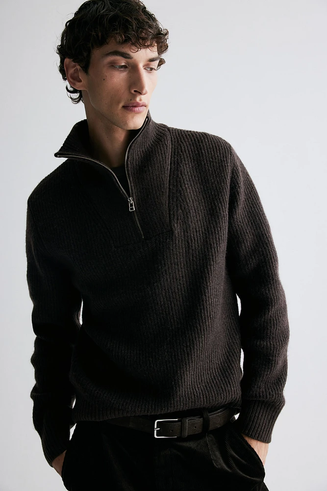 Regular Fit Half-Zip Sweater