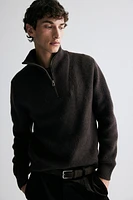 Regular Fit Half-Zip Sweater