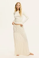 Tiered Maxi Skirt