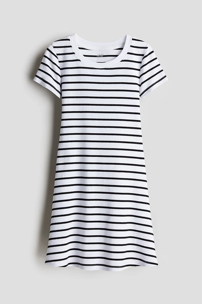 Short-sleeved Jersey Dress