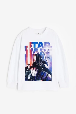 Printed Long-sleeved T-shirt