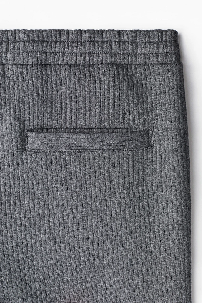 Regular Fit Ribbed Joggers
