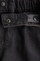 Knee-length Denim Shorts
