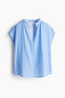 Blouse en mousseline de coton