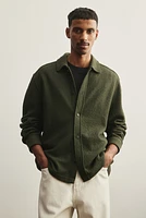 Regular Fit Wool-Blend Overshirt