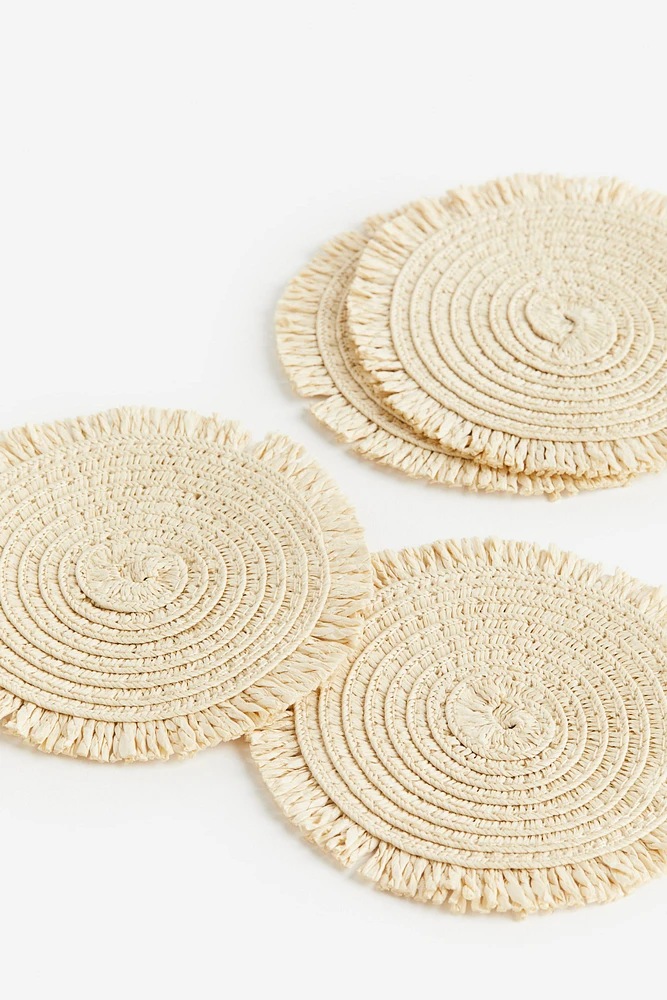 4-pack Straw Coasters