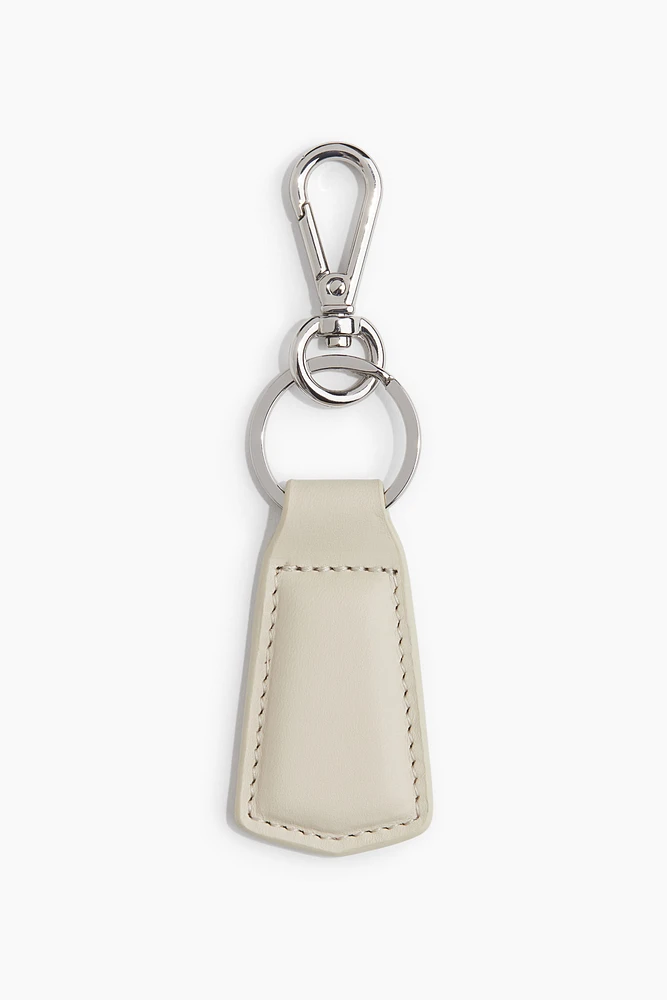 Key Ring with Leather Strap