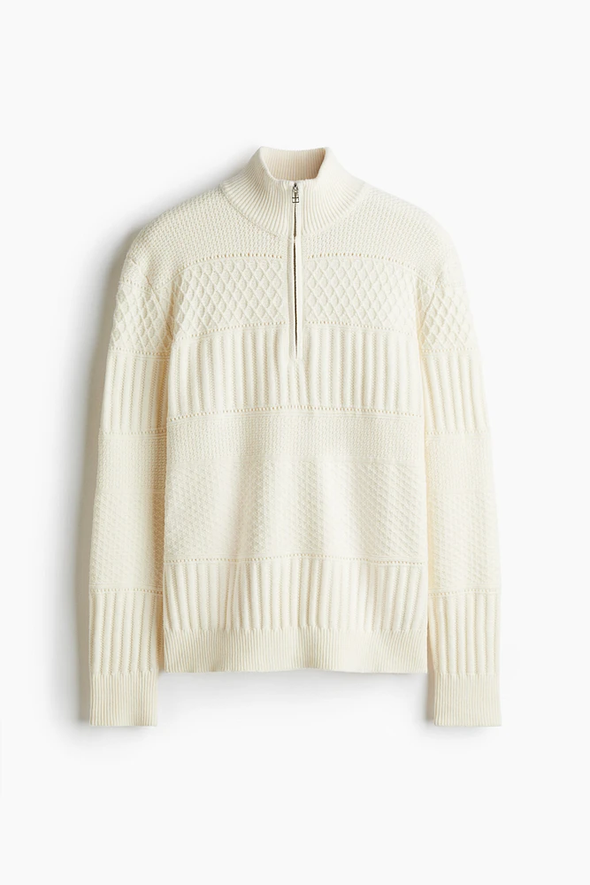 Regular-Fit Pattern-Knit Sweater