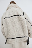 Oversized Teddy Fleece Jacket