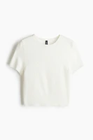 Fine-Knit T-Shirt