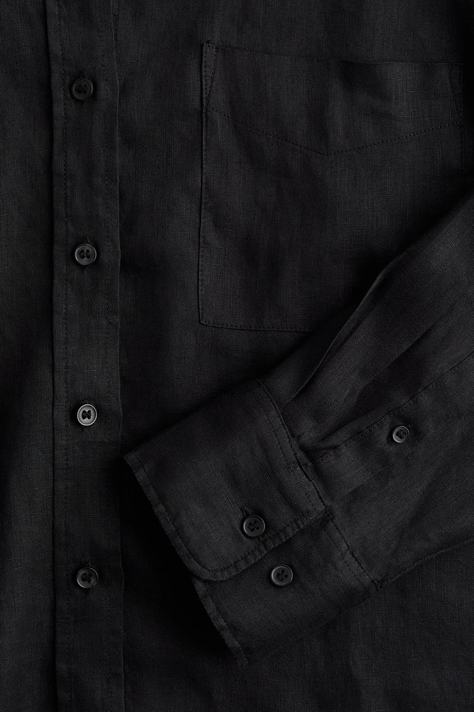 Chemise ample en lin