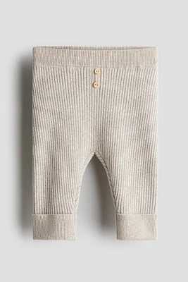 Rib-Knit Pants