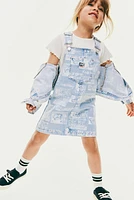 Patterned Overall Dress