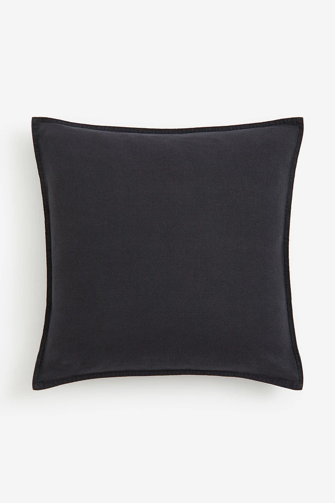 Linen-blend Cushion Cover