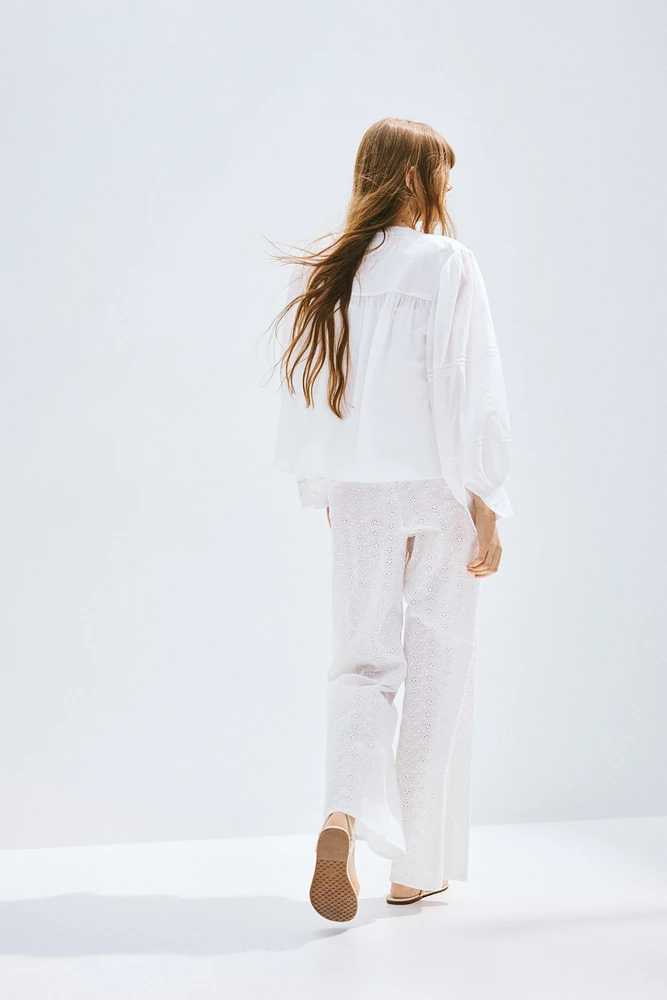 Straight-Leg Drawstring Pants