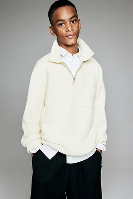 Zip-top polo jumper