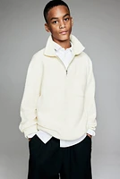 Zip-top polo jumper