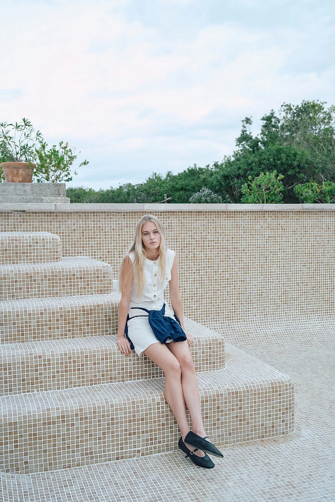 Denim Crop Top